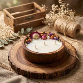 Botanical Candle Bowl