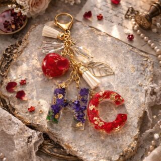 Couple Resin Keychain