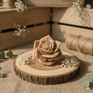 Rose candle