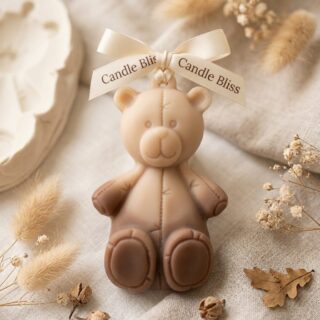 Teddy mold - wax sachet mold