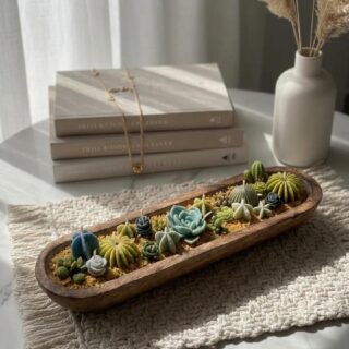 Succulent    xl  candle bowl