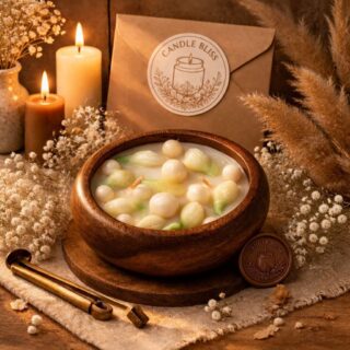 Mogra and pearl candle bowl - diwali edit