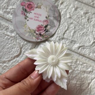 Daisy bliss mold with leaves