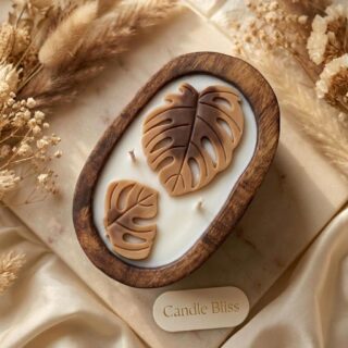 Monstera dreams - candle bowl