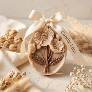 Wilderness - poppy flower themed wax sachet