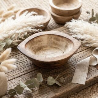 Boat shaped candle container bowl set of 10