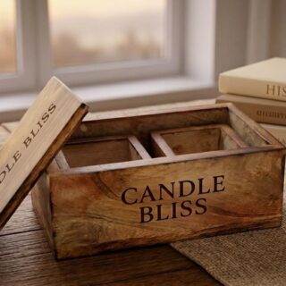 Candle premium boxes - Pack of 10 - with custom name
