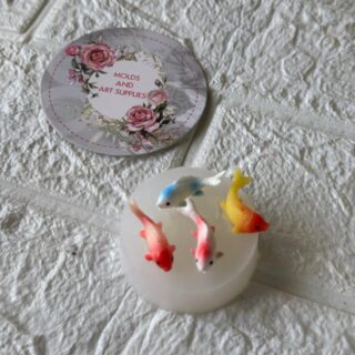 Mini fishes mold - 4 cavity