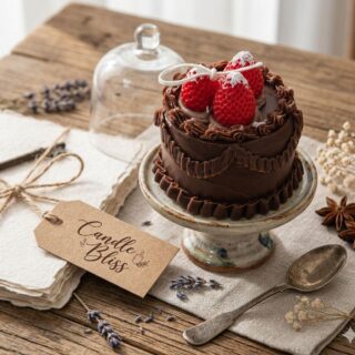 Chocolate Cake candle