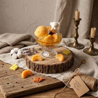 Orangelicious Icecream candle