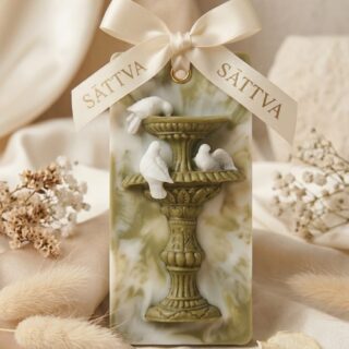 Water bath fountain mold with dove