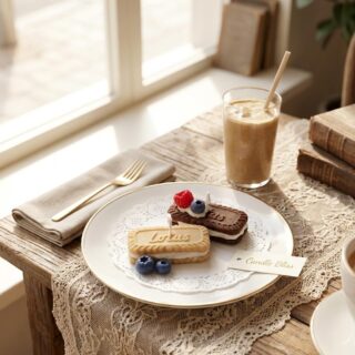 Biscoff candle sandwich
