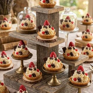 Fruit Cream tart candle