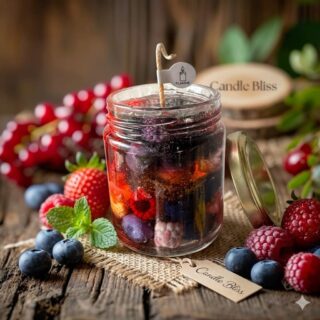 Mixberry marmalade candle