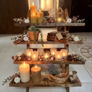 wooden display stand - detachable - easy to carry