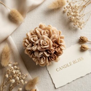 Floral rose boquet bunch mold - medium