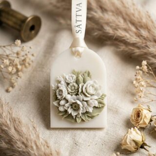 Dreamy floral elegance wax sachet mold