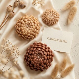 chrysanthmum Mold set of 3