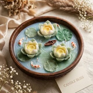 Lotus bloom large mold-Realistic