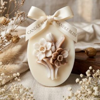 Daffodil bloom wax sachet