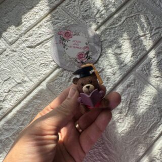 Graduation teddy mold