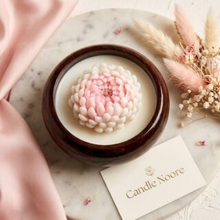 Chrysanthemum candle bowl