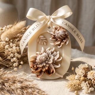 Chrysanthemum wax sachet