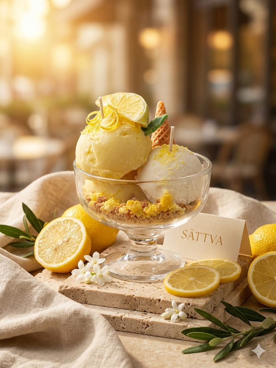 Lemon Gelato candle bowl