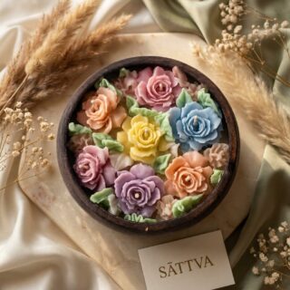 Rainbow hues - candle bowl