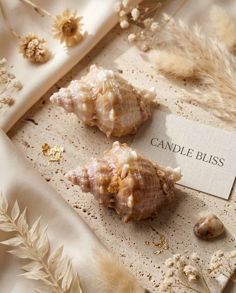 shell candle -