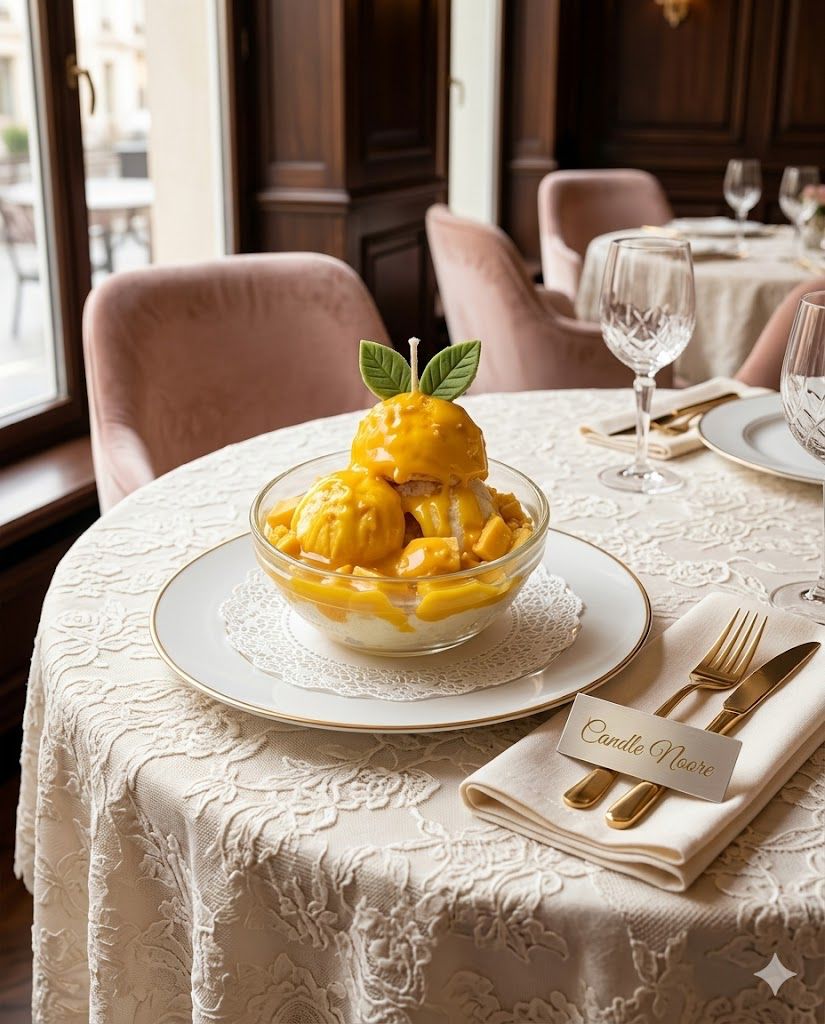 Mango Icecream Sunday candle bowl