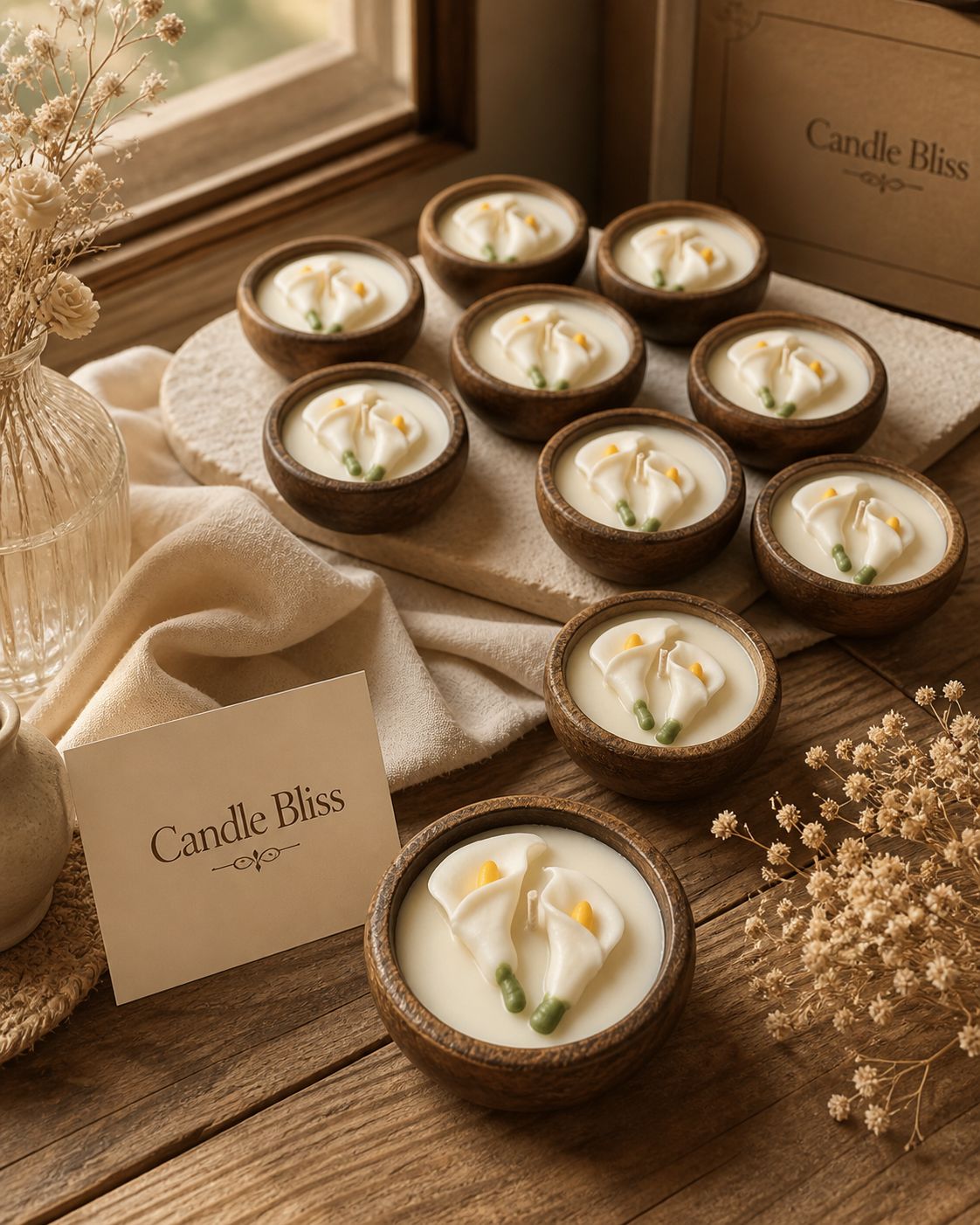 Clalla Lily bowls - pack of 10 - 3 inch bowl