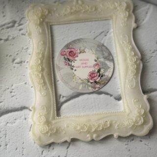 Large frame mold - with rose detailing