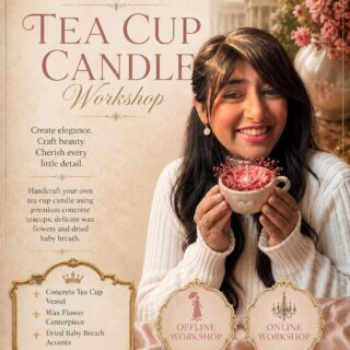 The Bridgerton tea cup candle course - online pre recorded