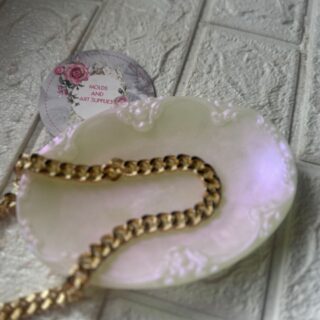 Aluminium chain - 1 meter - anti tarnish - design no .5