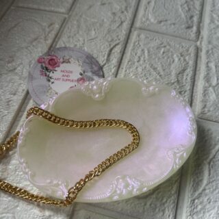 Aluminium chain - 1 meter - anti tarnish - design no .3