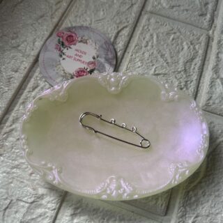Charmable label pin Base - large size