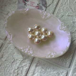 Premium double coated pearls - size 7 - 100 grms pack