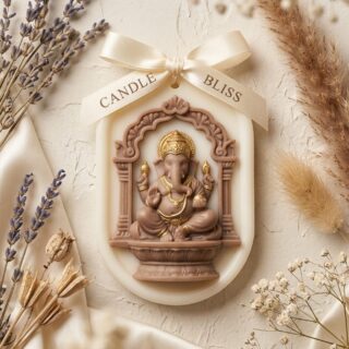 Ganesha themed wax sachet for temples