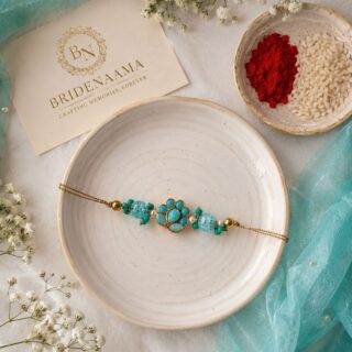 Minty Bejweled rakhi
