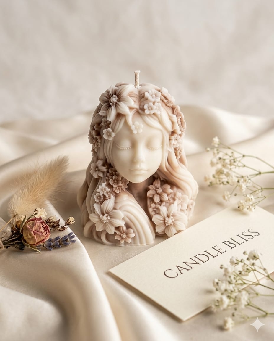 Earth goddess Candle mold- thick