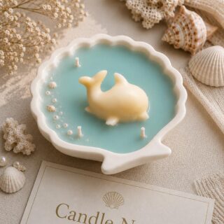 Dolphin candle mold