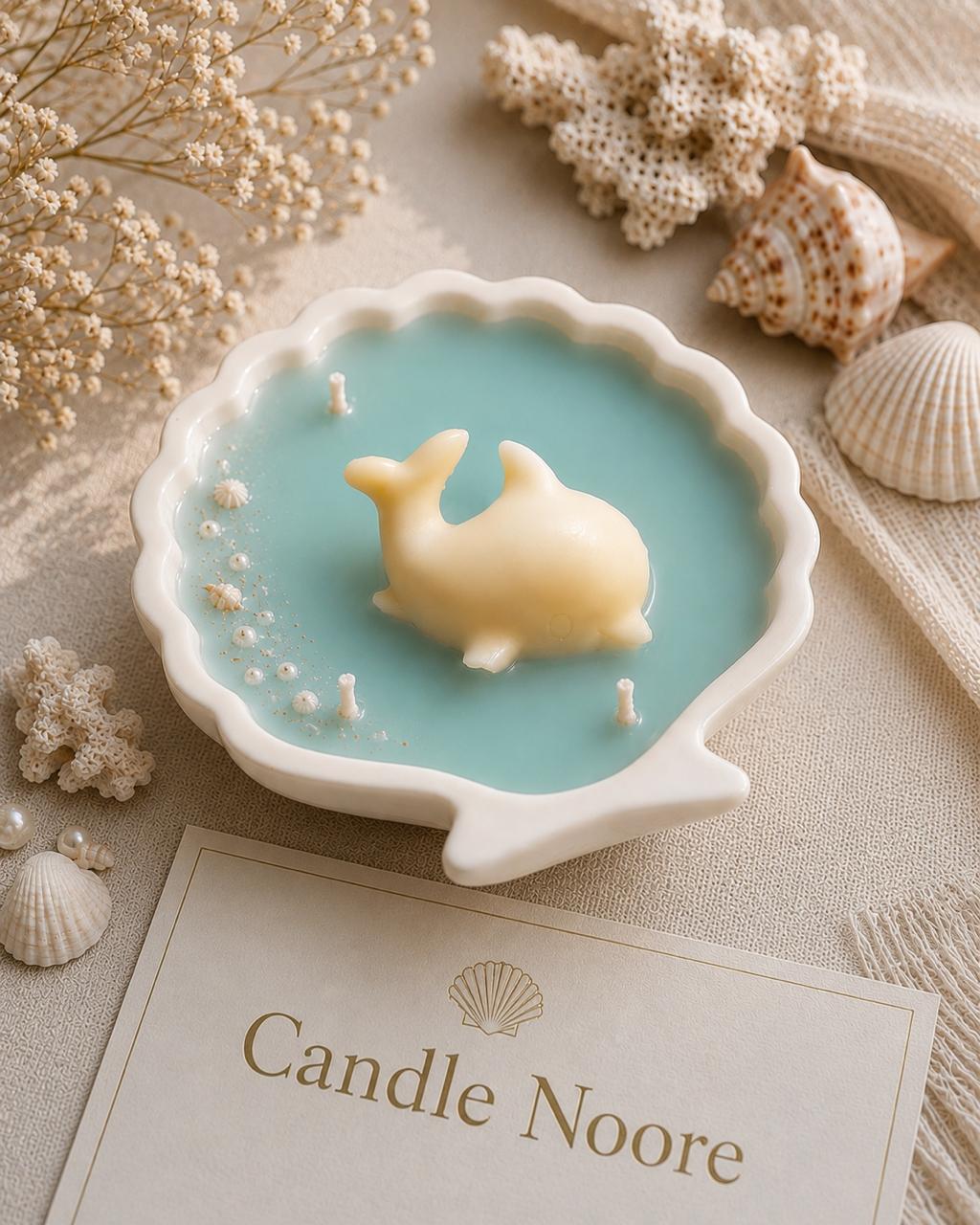 Dolphin candle mold