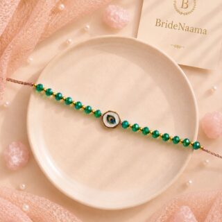 Morpankh - resin rakhi