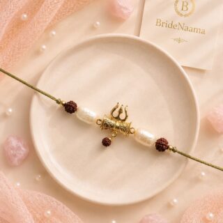 SHIV - rakhi with rudrakash beads