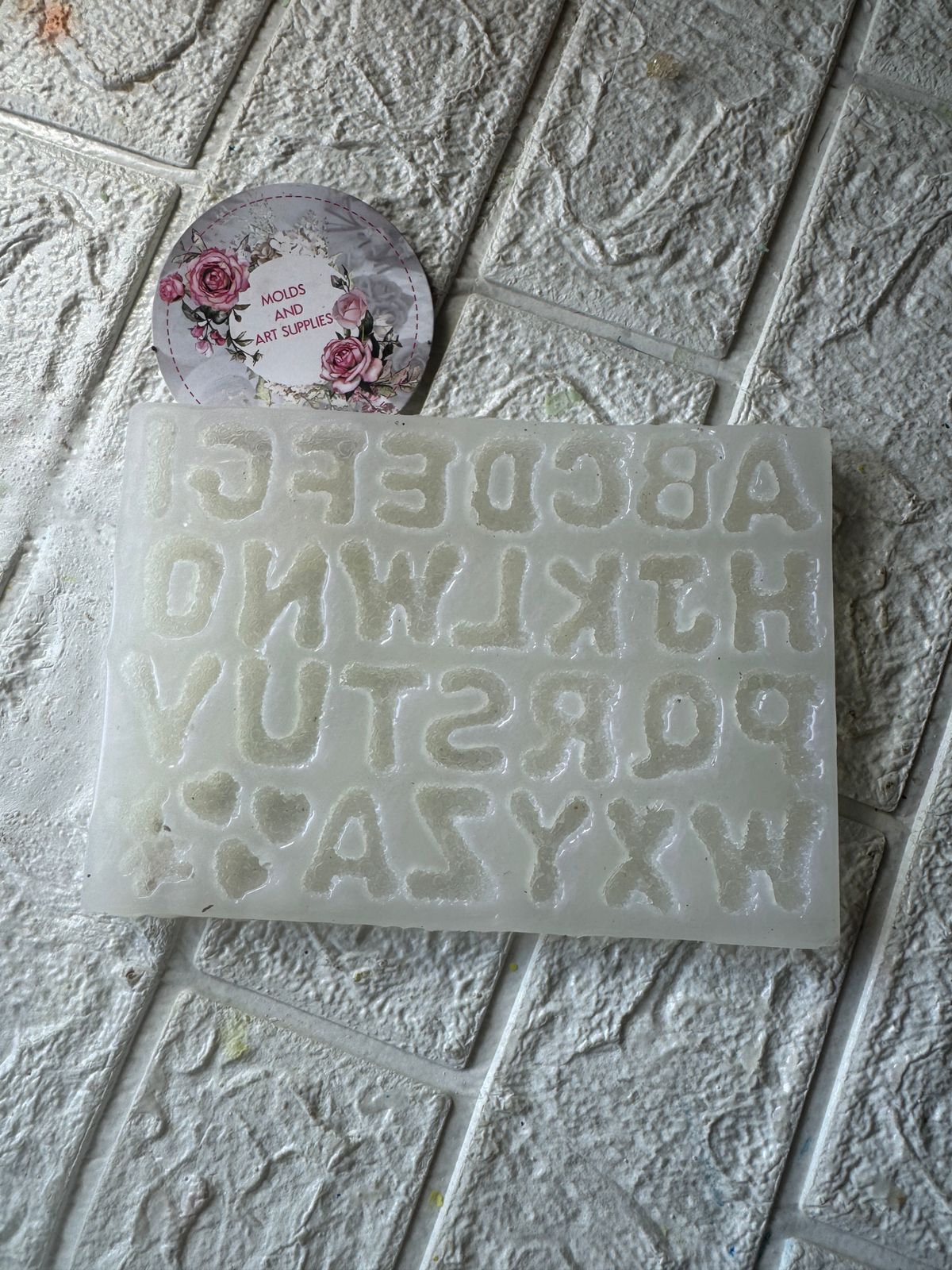 Roselicious rose alphabet mold - designer roses - Image 3