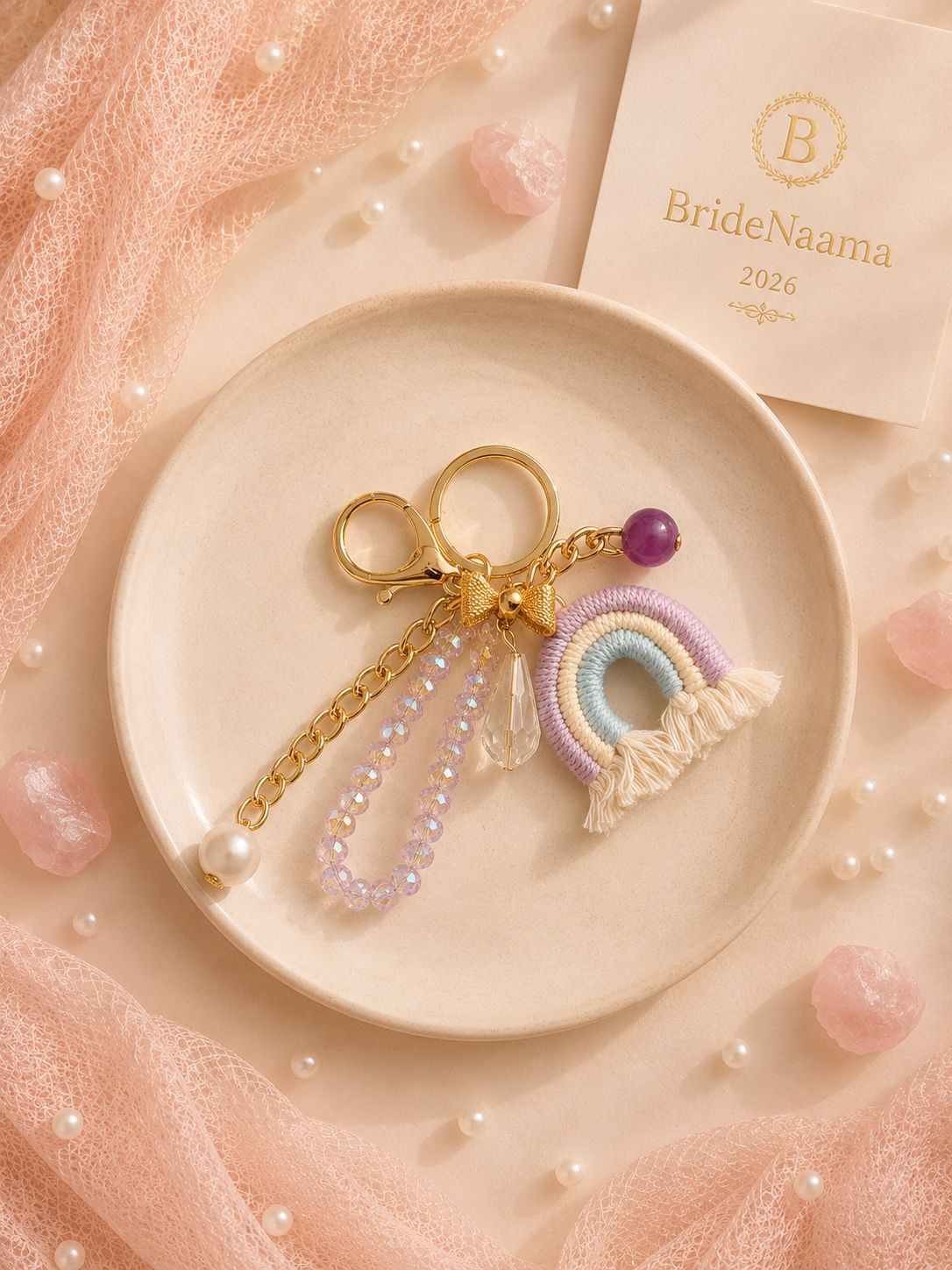 THE Rainbow - keychain charm style lumbi