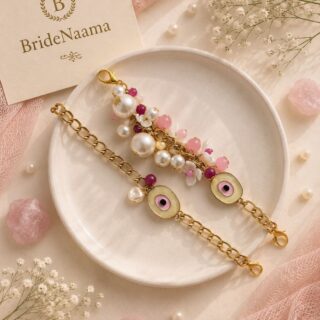 Evil eye - diva collection bracelet style rakhi and lumbi