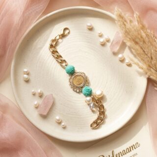 REETI - RIWAZ -1 grm silver coin bracelet for ur bhai