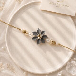 Grey flora rakhi